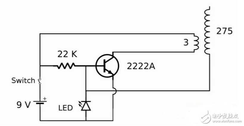 9v簡易特斯拉線圈點亮節能燈的制作教程