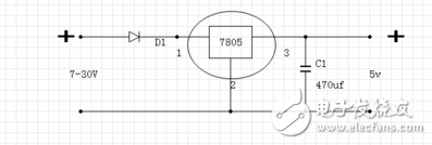 在7805穩(wěn)壓電路中電容該如何選擇？