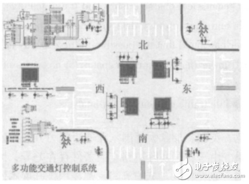 基于AT89C52的多功能交通燈控制系統設計與仿真實現