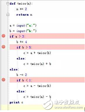 python程序調試中設置條件斷點