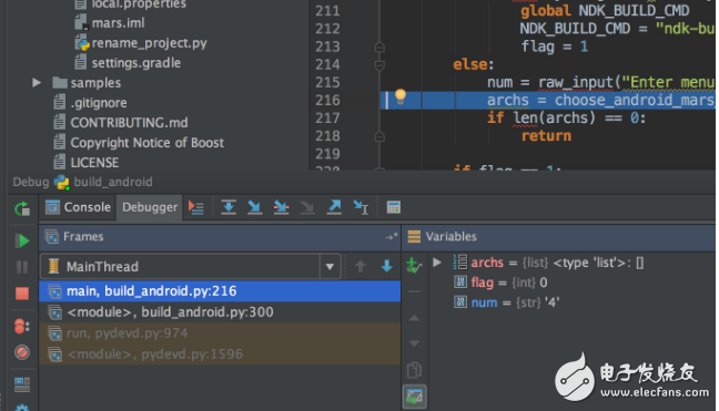 python程序調試中設置條件斷點