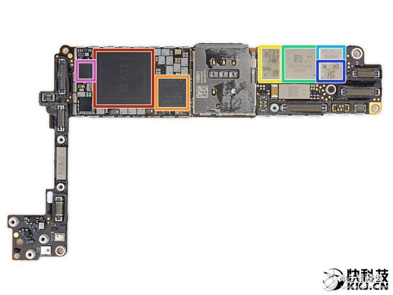 iPhone 8完全拆解：罕見(jiàn)2GB內(nèi)存造就奇跡！