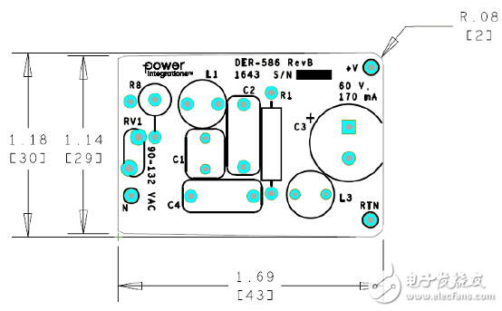 [原創(chuàng)] PowerIntLYT7503D10W調光LED驅動器參考設計DER586