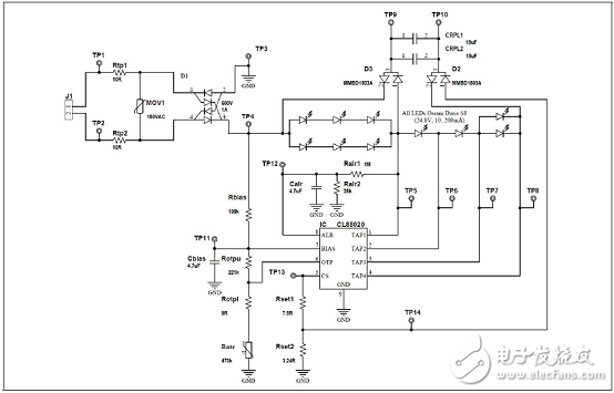 [原創] Microchip CL88020 120VAC 8．5W離線LED驅動方案