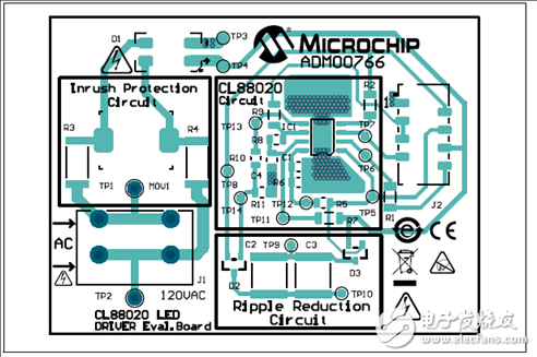 [原創] Microchip CL88020 120VAC 8．5W離線LED驅動方案