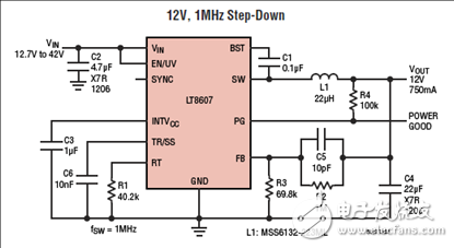 [原創] Linear LT8607 42V 750mA同步降壓穩壓器解決方案