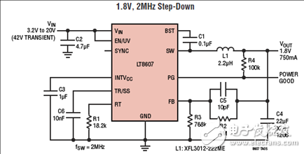 [原創] Linear LT8607 42V 750mA同步降壓穩壓器解決方案