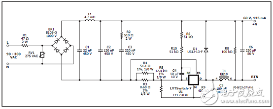 [原創(chuàng)] PowerIntLYT7503D10W調光LED驅動器參考設計DER586