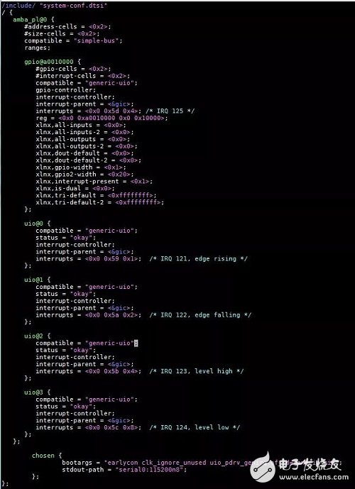 Zynq UltraScale+ MPSoC 上的多個Linux UIO設計