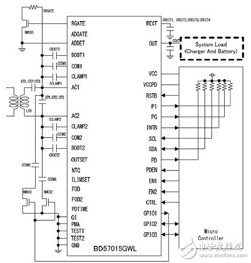 Rohm BD57020MWV Qi無線充電參考設計方案詳解