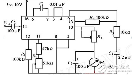 cd4046應(yīng)用電路圖大全（金屬探測(cè)儀/頻率計(jì)/充電器/信號(hào)發(fā)生器）