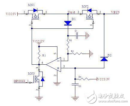 usb保護電路圖大全（USB控制器/ 轉換器AD558/比較器）