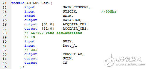 基于FPGA +AD7609的數據采集系統的實現和設計