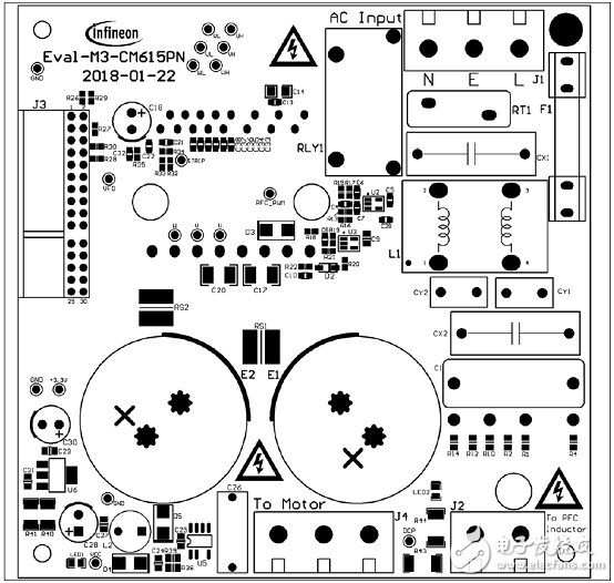 [原創] Infineon IFCM15P60GDCIPOS模塊三相馬達控制方案