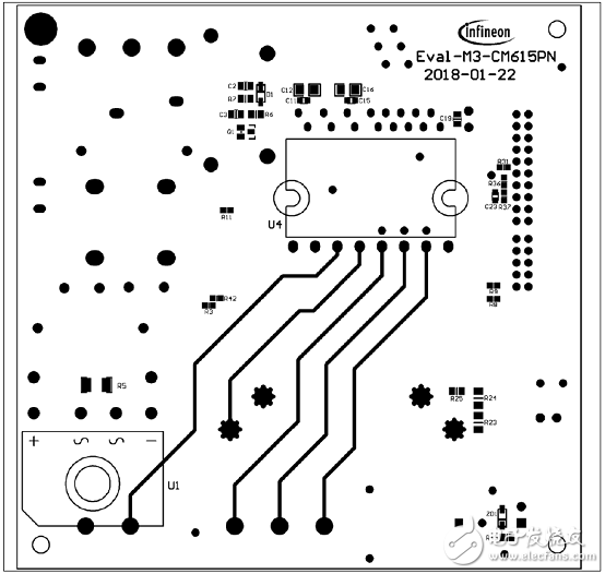 [原創] Infineon IFCM15P60GDCIPOS模塊三相馬達控制方案