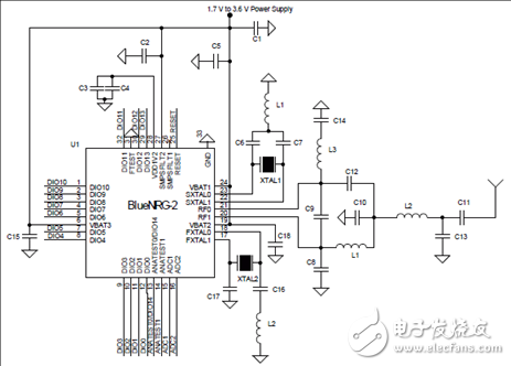 ST BlueNRG-2藍牙低功耗(BLE)無線系統芯片開發方案