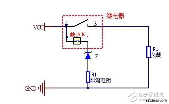 穩壓二級管的原理參數及應用電路分析